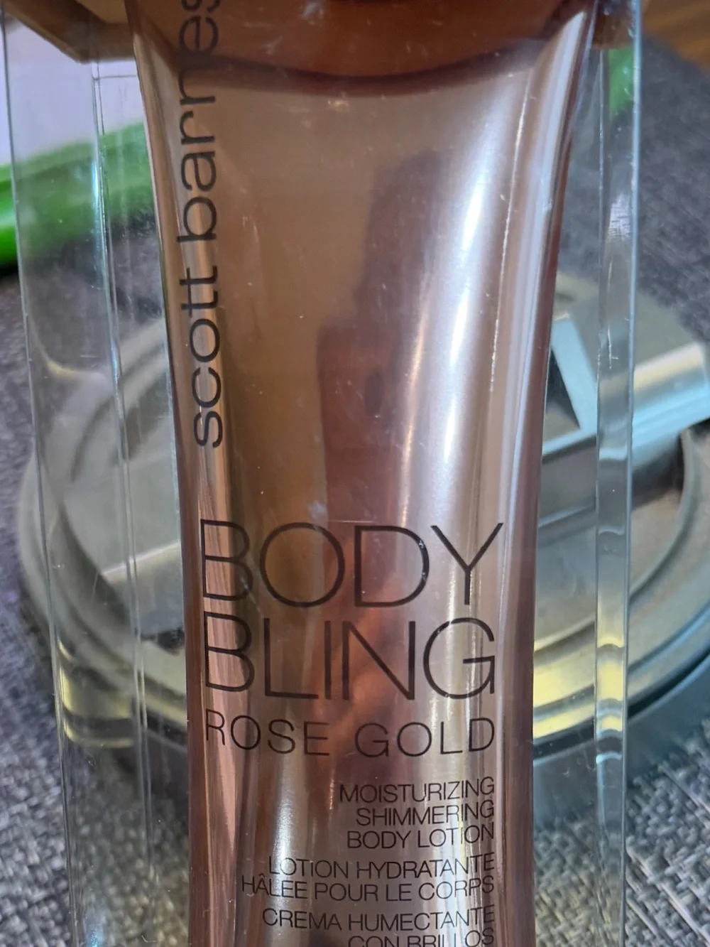 Scott Barnes Body Bling Rose Gold Shimmering Body Lotion